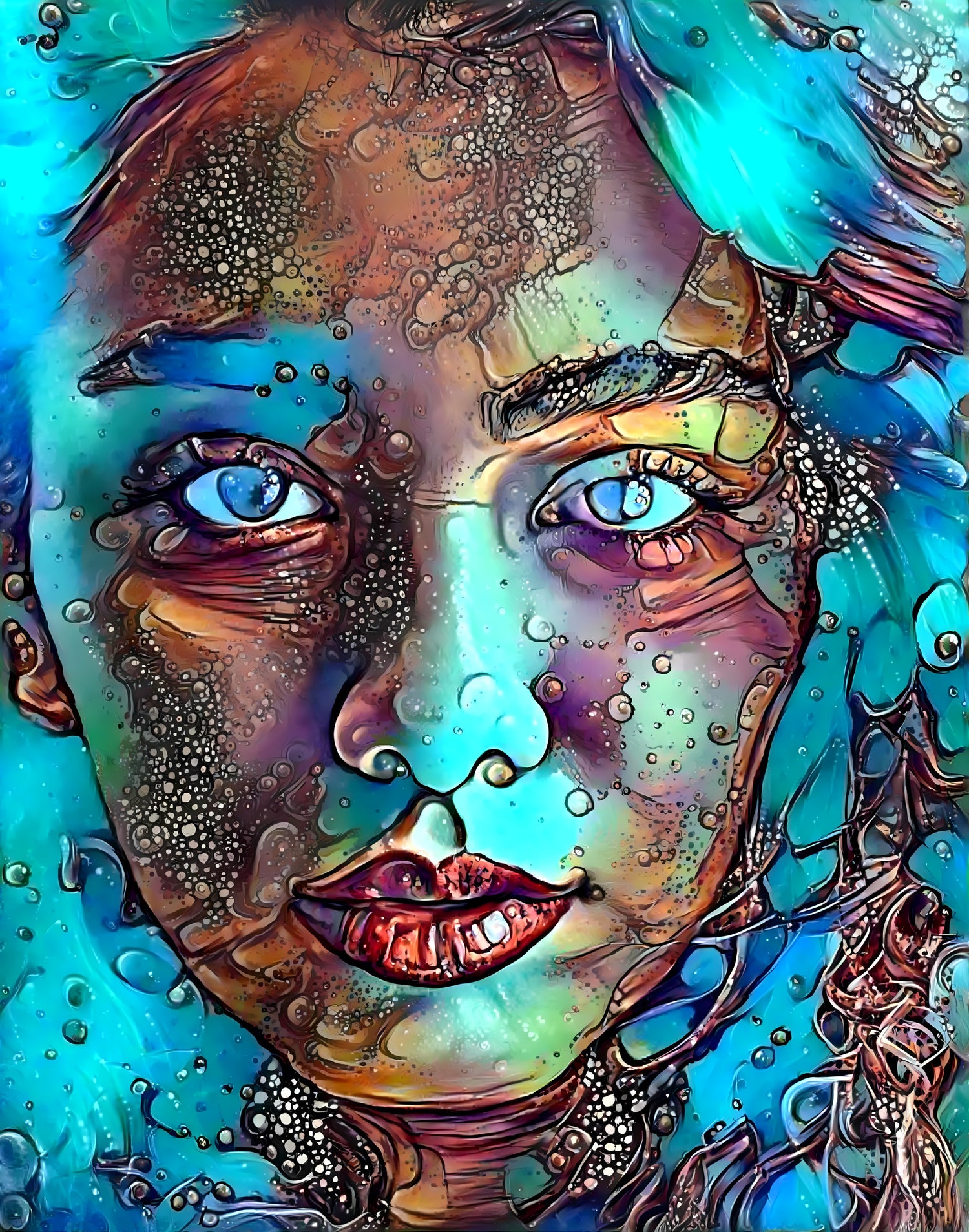 The Aquatic Woman Artwork