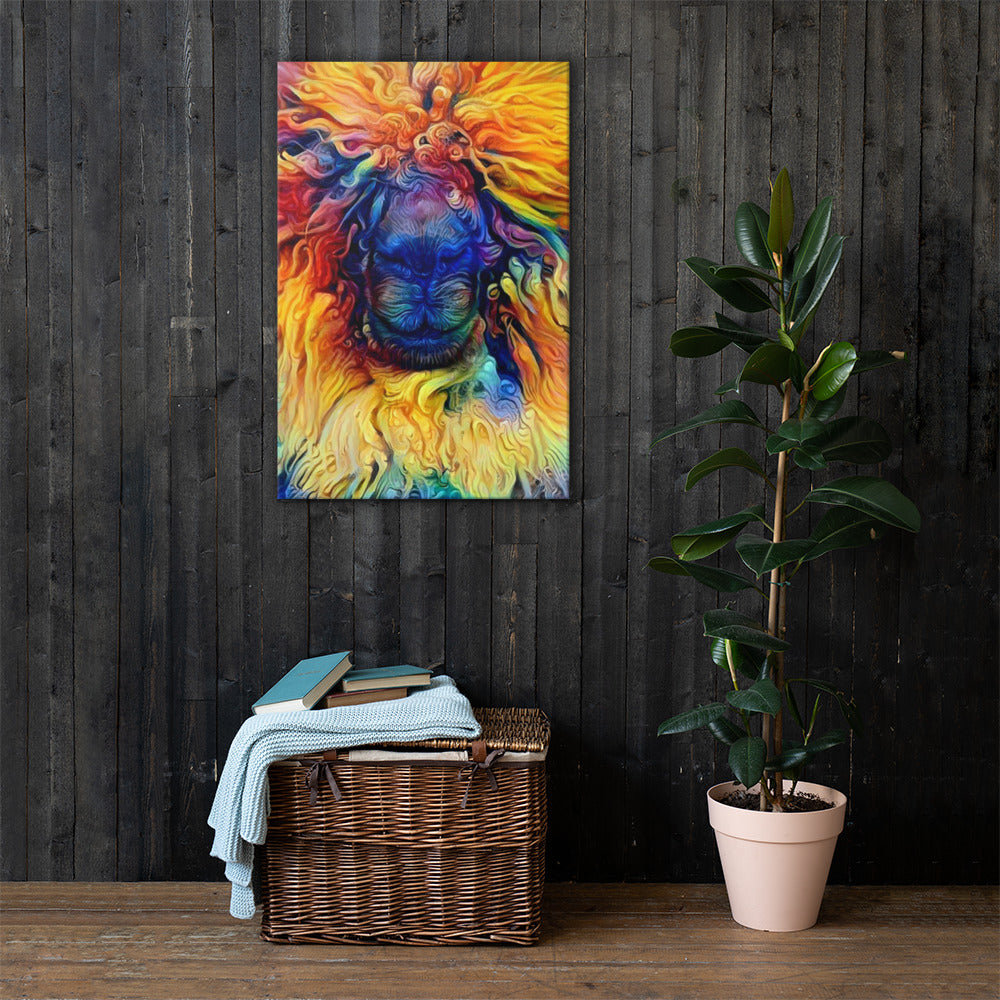 Psychedelic Sheep Canvas Print